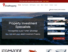 Tablet Screenshot of ifindproperty.co.nz
